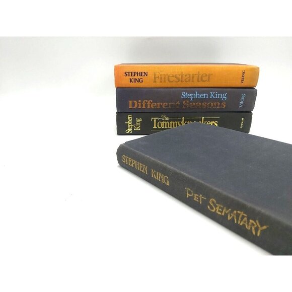 Stephen King-4 Hardback-Pet Semetary-Tommyknockers-Firestarter-Different Seasons - Picture 6 of 10